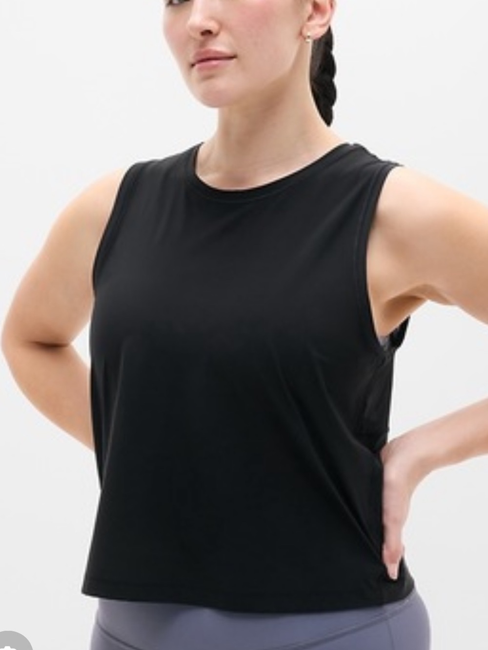Athleta Black Ultimate Muscle Tank